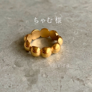 ●ステンレス round Connect リング●金アレ対応(リング(指輪))