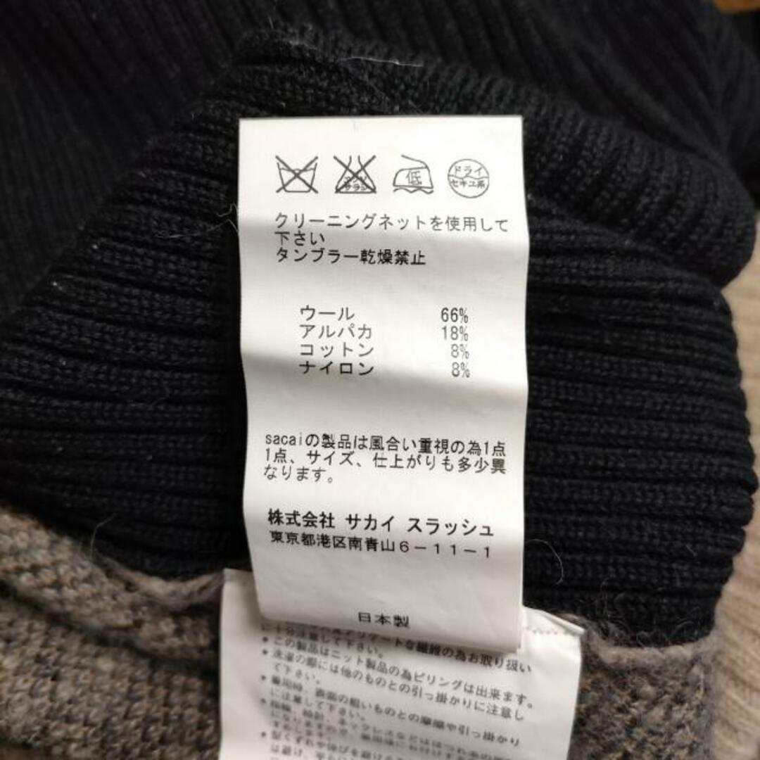 sacai luck(サカイラック)のサカイラック 長袖セーター サイズ2 M - レディースのトップス(ニット/セーター)の商品写真