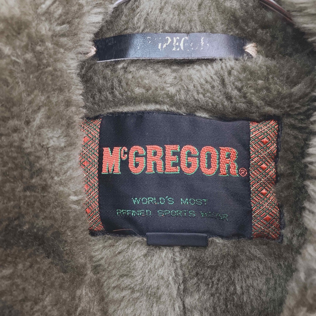 McGREGOR(マックレガー)のMcGREGOR ランチコート ボアジャケット L相当 茶 くるみボタン レディースのジャケット/アウター(その他)の商品写真