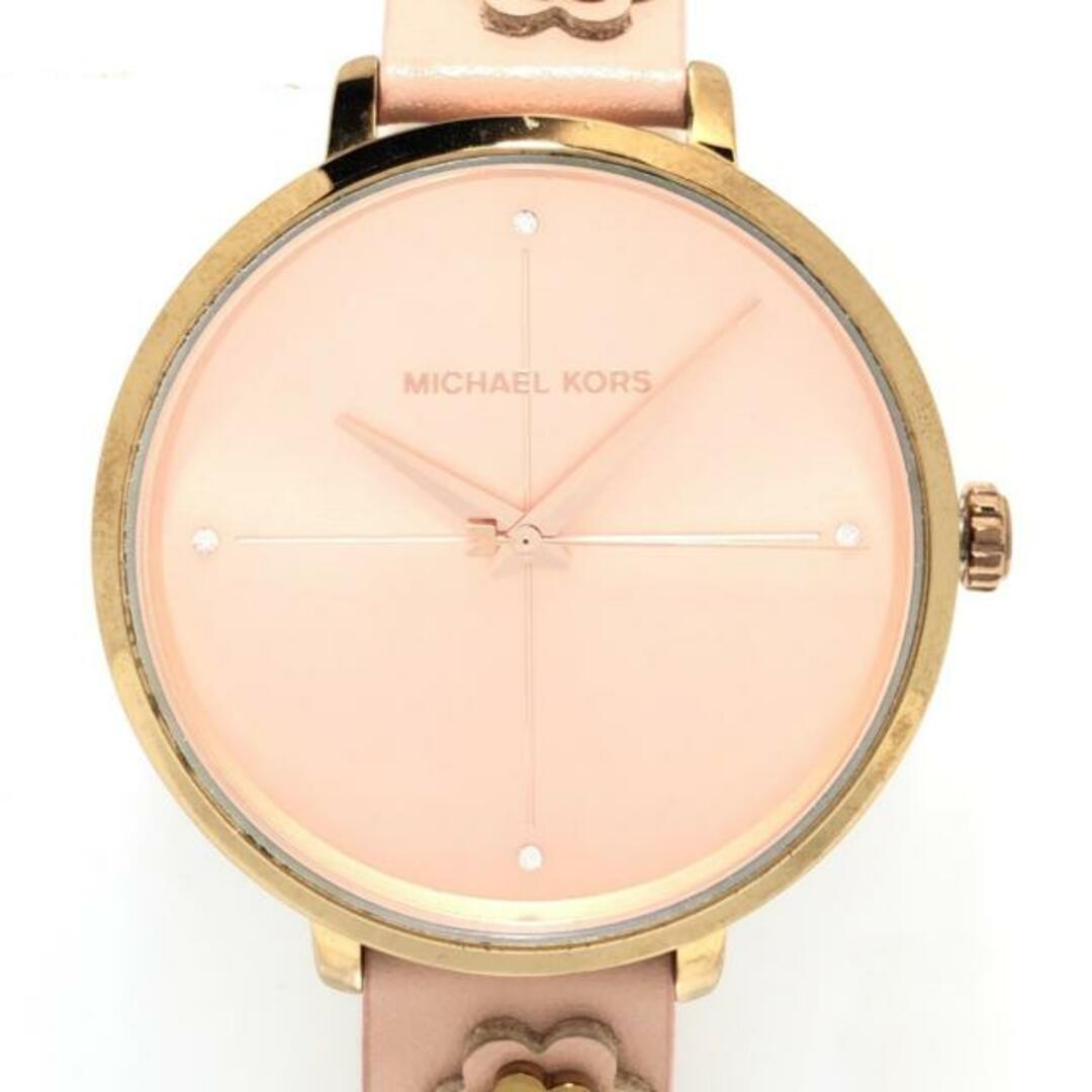 MICHAEL KORS MK8295ラバーストラップ 腕時計 電池交換済み - 時計