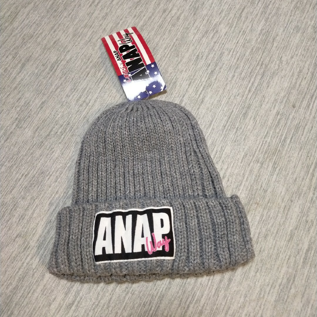 ANAP(アナップ)のアナップANAP　ニット帽子 キッズ/ベビー/マタニティのこども用ファッション小物(帽子)の商品写真