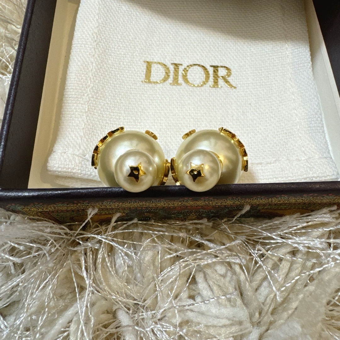 Dior - DIOR TRIBALES ピアス メタル レジンパールの通販 by R's shop