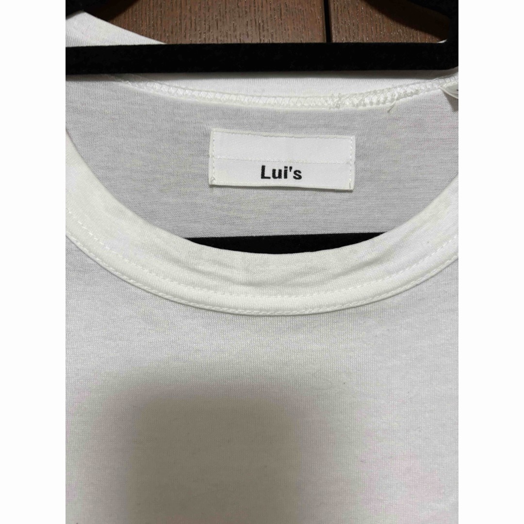 Lui's(ルイス)の【Lui's】ストライプレイヤードロングTシャツ レディースのトップス(シャツ/ブラウス(長袖/七分))の商品写真
