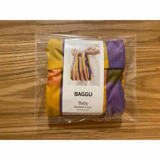 バグゥ(BAGGU)のBAGGU キルトストライプ ベビーサイズ(エコバッグ)