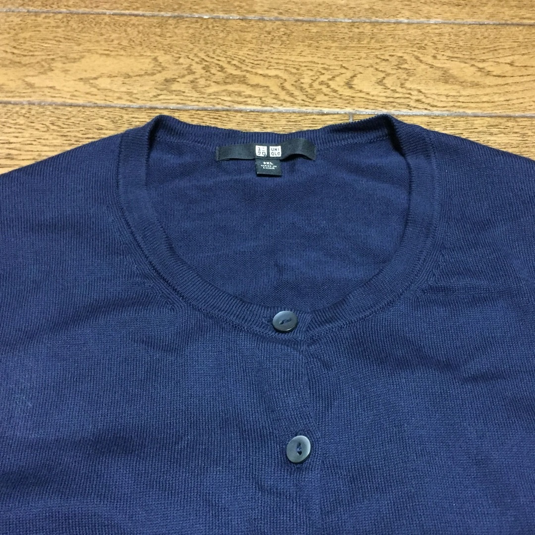 UNIQLO(ユニクロ)の［古着3XL］UNIQLOカーディガン レディースのトップス(カーディガン)の商品写真