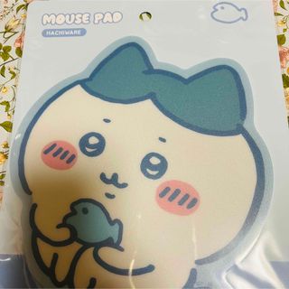 韓国限定 新柄 ちいかわ公式 マウスパッド ハチワレ(キャラクターグッズ)