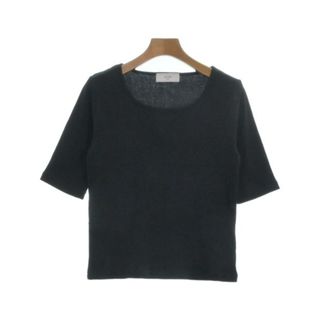 スローブイエナ(SLOBE IENA)のSLOBE IENA スローブイエナ Tシャツ・カットソー -(S位) 黒 【古着】【中古】(カットソー(半袖/袖なし))