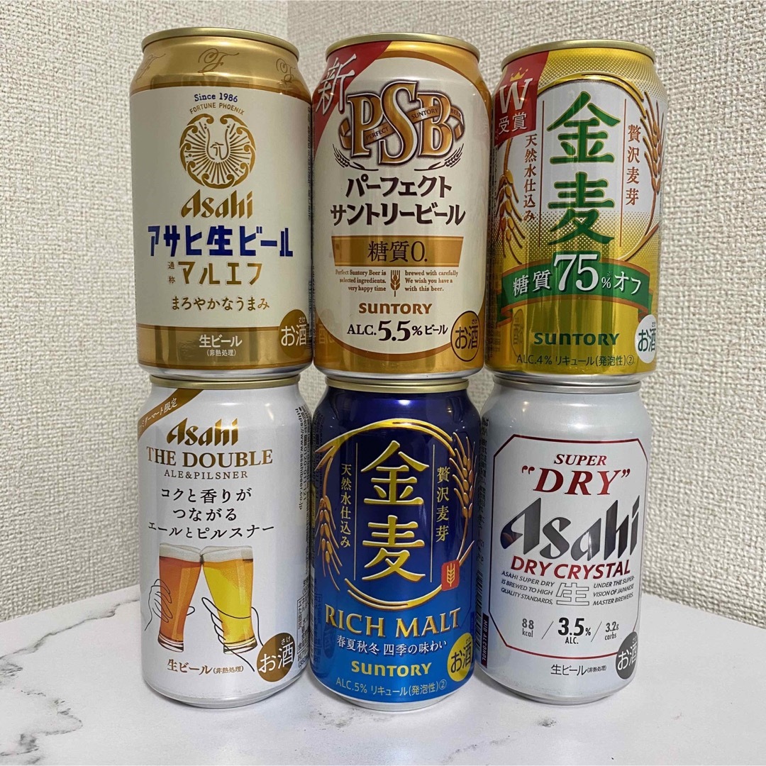 アサヒ(アサヒ)のお酒 ビール 6本セット 食品/飲料/酒の酒(ビール)の商品写真