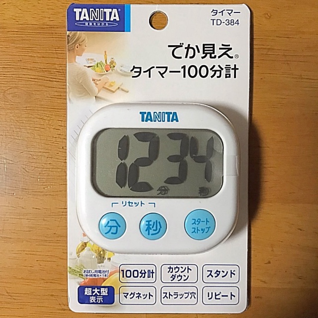 TANITA(タニタ)のタニタ キッチンタイマー でか見えタイマー インテリア/住まい/日用品のキッチン/食器(収納/キッチン雑貨)の商品写真