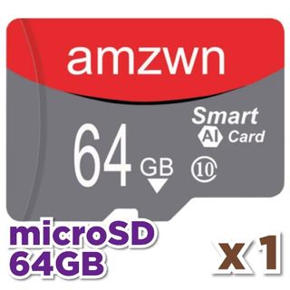 マイクロSD カード 64GB 1枚 microSD カード AMZ64(その他)