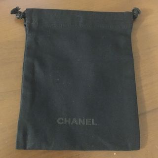 シャネル(CHANEL)のシャネル　CHANEL ポーチ　巾着　黒　ブラック　袋(ポーチ)