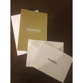 シャネル(CHANEL)のメッセージカード　シャネル　CHANEL 封筒　ホリデー　クリスマス(ノベルティグッズ)