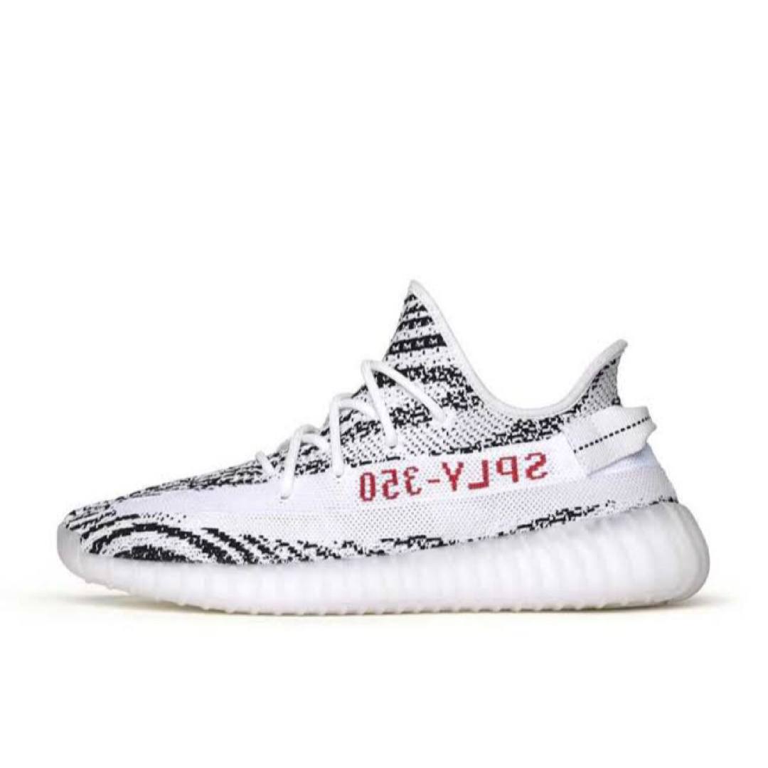 確実正規 未使用 adidas Yeezy Boost 350 V2 Zebraスニーカー