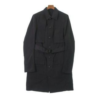 Rick Owens リックオウエンス トレンチコート 50(XL位) 黒 【古着】【中古】(トレンチコート)