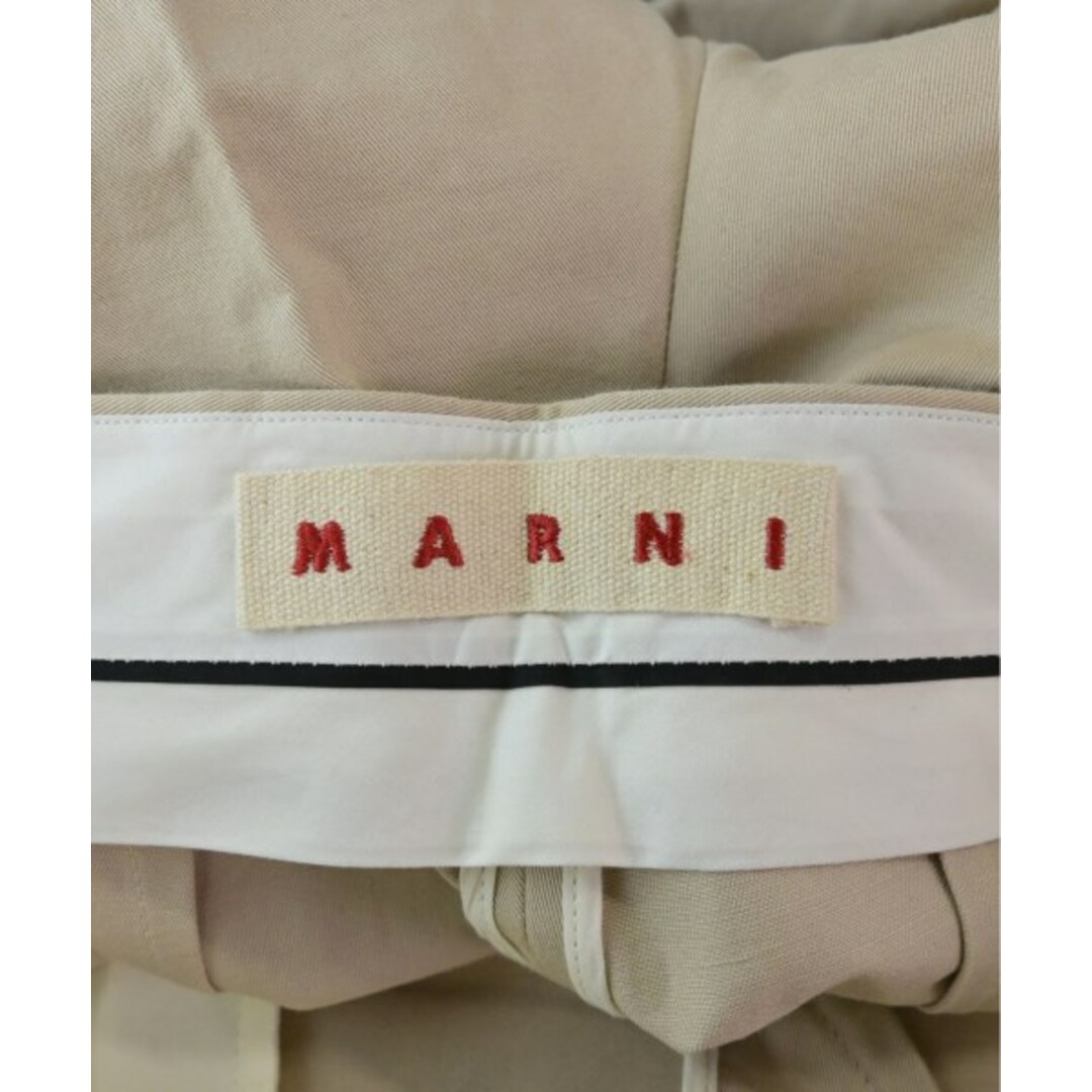 Marni(マルニ)のMARNI マルニ クロップドパンツ 38(S位) ベージュ 【古着】【中古】 レディースのパンツ(クロップドパンツ)の商品写真