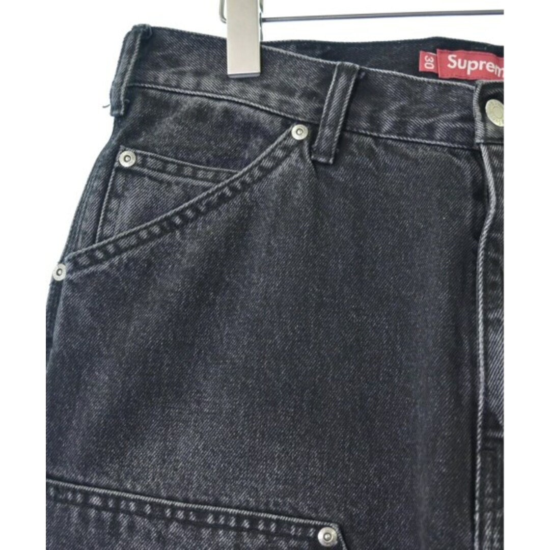 Supreme シュプリーム デニムパンツ 30(M位) 黒(デニム) 【古着】【中古】