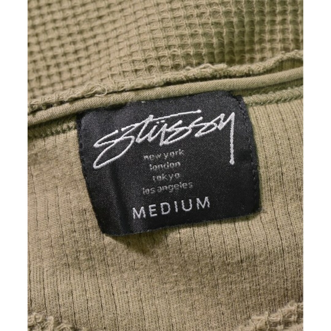 STUSSY(ステューシー)のSTUSSY ステューシー ノースリーブ M カーキ 【古着】【中古】 レディースのトップス(タンクトップ)の商品写真