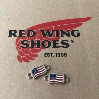 レッドウィング(REDWING)の【レッドウィング】純正レースキーパー(シルバー星条旗) 2個1組 [非売品](ブーツ)