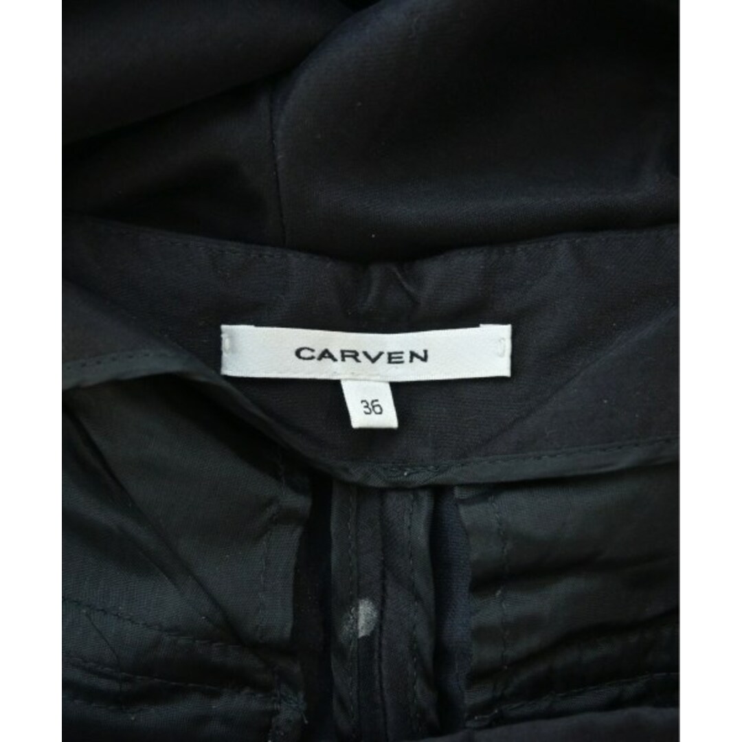 CARVEN カルヴェン スラックス 36(XS位) 黒なし生地の厚さ