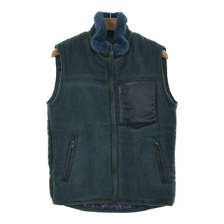 ダブレット(doublet)のdoublet ダブレット カジュアルシャツ -(XS位) 緑 【古着】【中古】(シャツ)