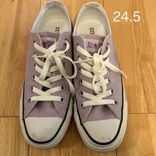 コンバース(CONVERSE)の24.5 コンバース　パープル(スニーカー)