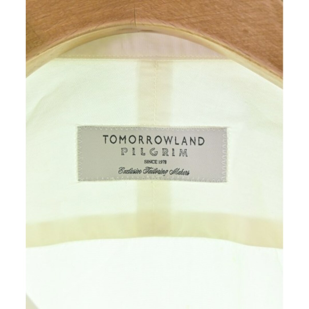 TOMORROWLAND(トゥモローランド)のTOMORROWLAND トゥモローランド ドレスシャツ 39(M位) 白 【古着】【中古】 メンズのトップス(シャツ)の商品写真