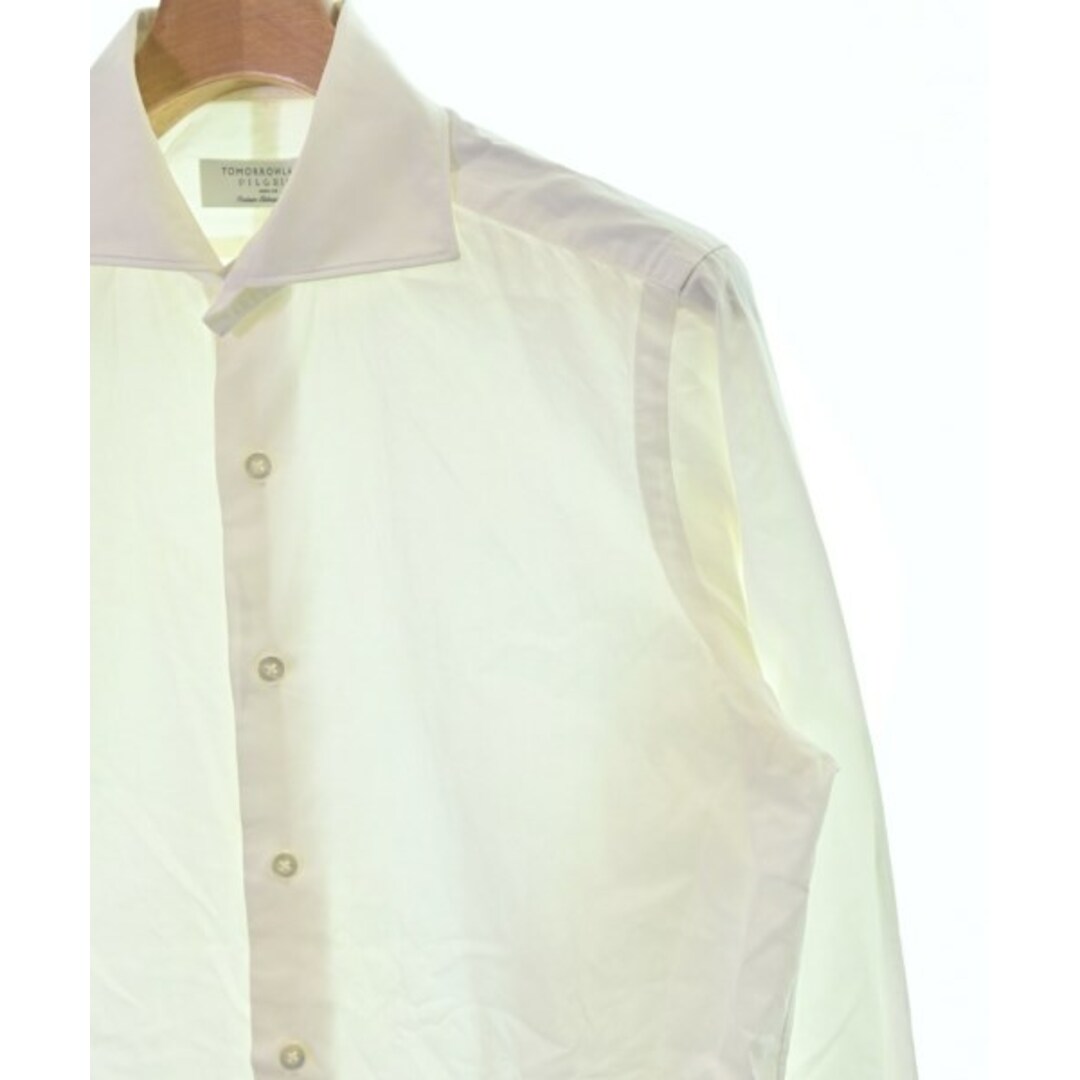 TOMORROWLAND(トゥモローランド)のTOMORROWLAND トゥモローランド ドレスシャツ 39(M位) 白 【古着】【中古】 メンズのトップス(シャツ)の商品写真