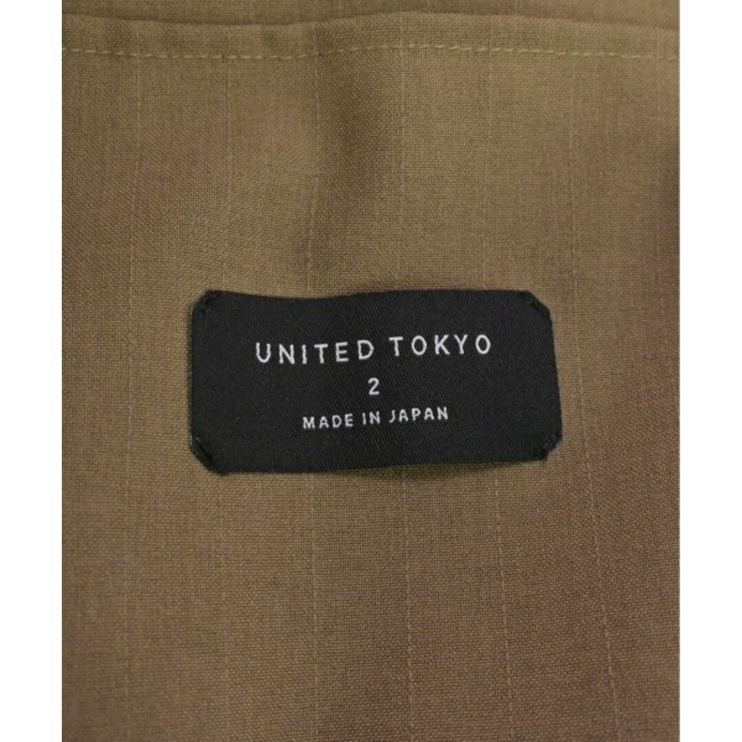 UNITED TOKYO(ユナイテッドトウキョウ)のUNITED TOKYO テーラードジャケット 2(M位) 茶 【古着】【中古】 メンズのジャケット/アウター(テーラードジャケット)の商品写真