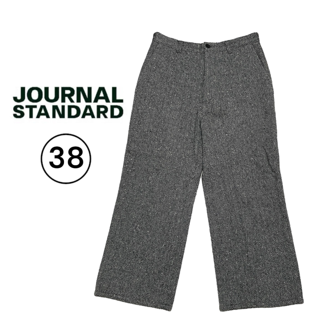 JOURNAL STANDARD(ジャーナルスタンダード)のJOURNAL STANDARD ヘリンボーン クロップド パンツ M サイズ レディースのパンツ(クロップドパンツ)の商品写真