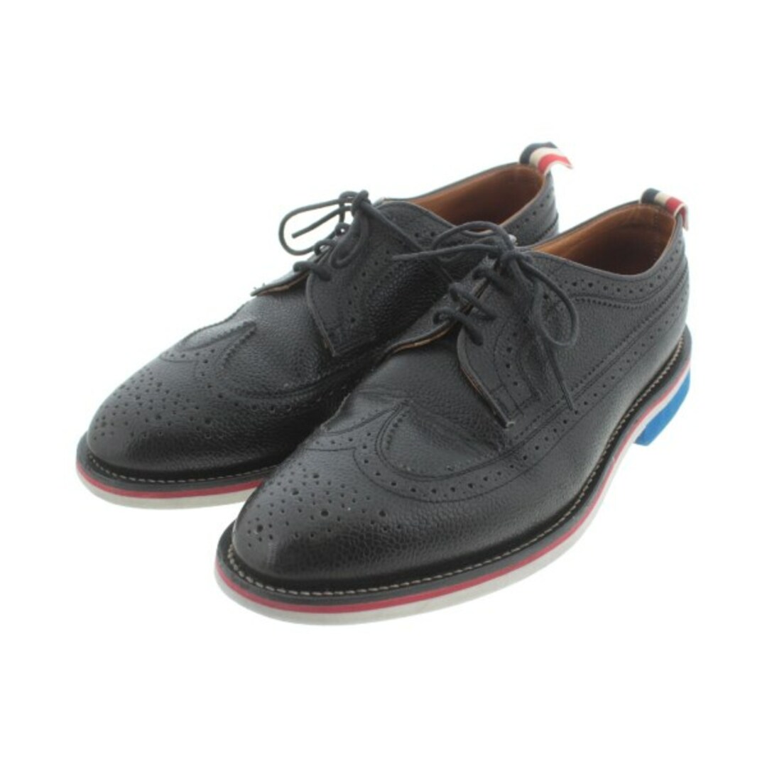 靴/シューズTHOM BROWNE ビジネス・ドレスシューズ US8(26cm位) 黒