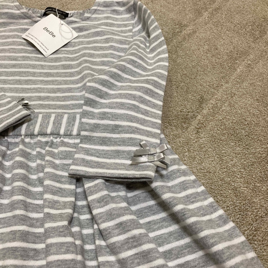 BeBe(ベベ)の120・BeBe・ワンピース・長袖 キッズ/ベビー/マタニティのキッズ服女の子用(90cm~)(ワンピース)の商品写真