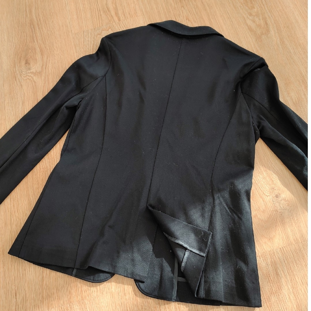 LOUNIE(ルーニィ)のLOUNIE  ルーニィ　ジャケット　黒　レディース　スーツ　フォーマル　コムサ レディースのジャケット/アウター(テーラードジャケット)の商品写真