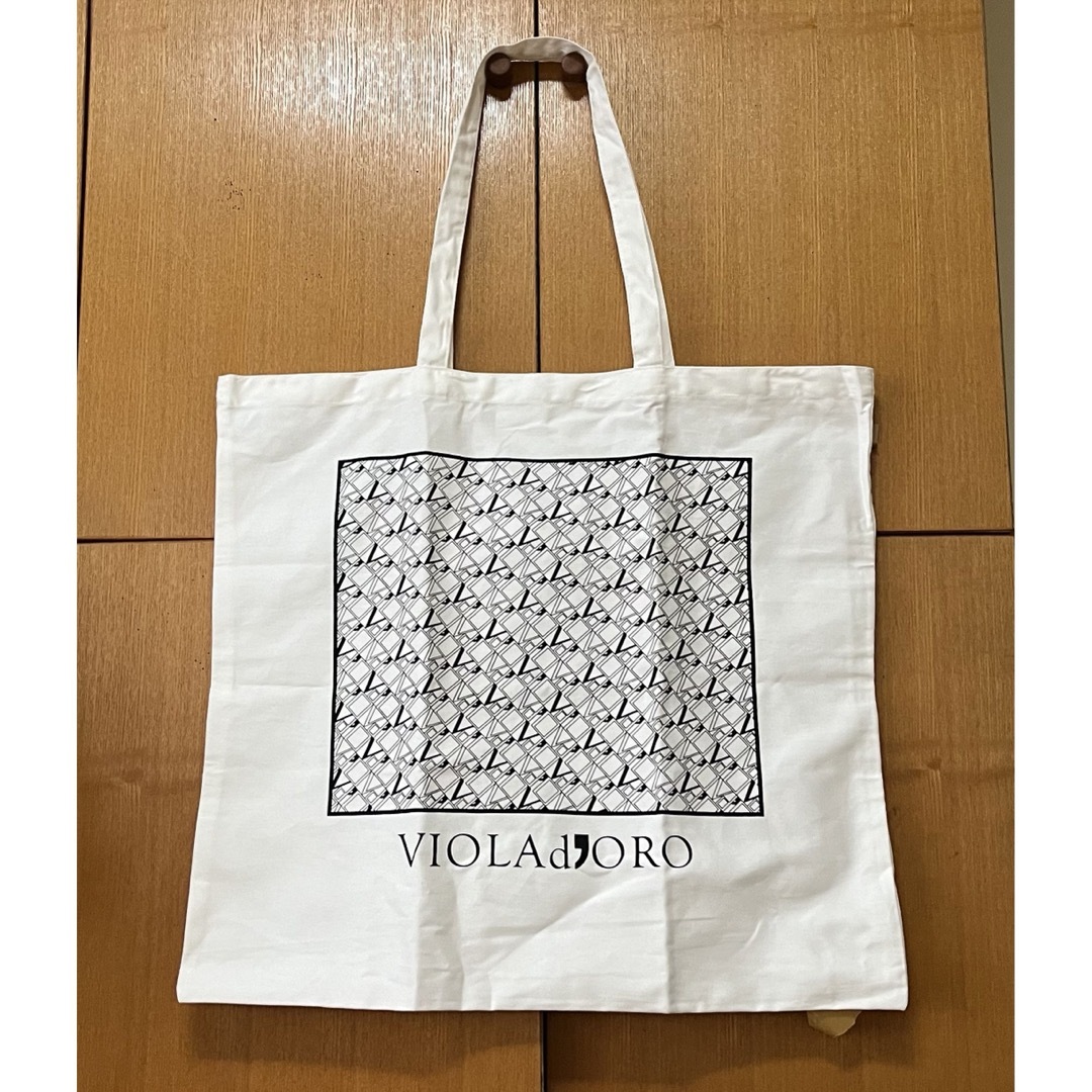 VIOLAd'ORO(ヴィオラドーロ)のヴィオラドーロ   コットンバック レディースのバッグ(トートバッグ)の商品写真