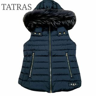 タトラス(TATRAS)の【美品】タトラス ORSIERA オルシエラ ダウンベスト ラクーンファー(ダウンベスト)