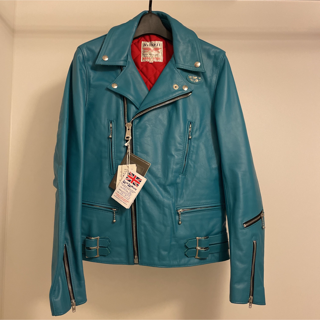 Lewis Leathers - 新品 ルイスレザー ライトニング ターコイズ Lewis Leathers - 新品 ルイスレザー ライトニング ターコイズ