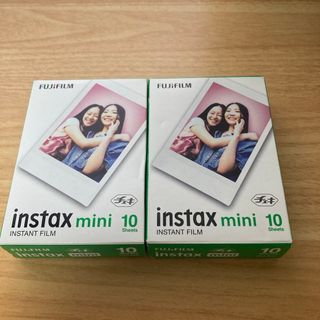 フジフイルム(富士フイルム)の【未使用】チェキフィルム 20枚 instax mini 外箱付き(フィルムカメラ)