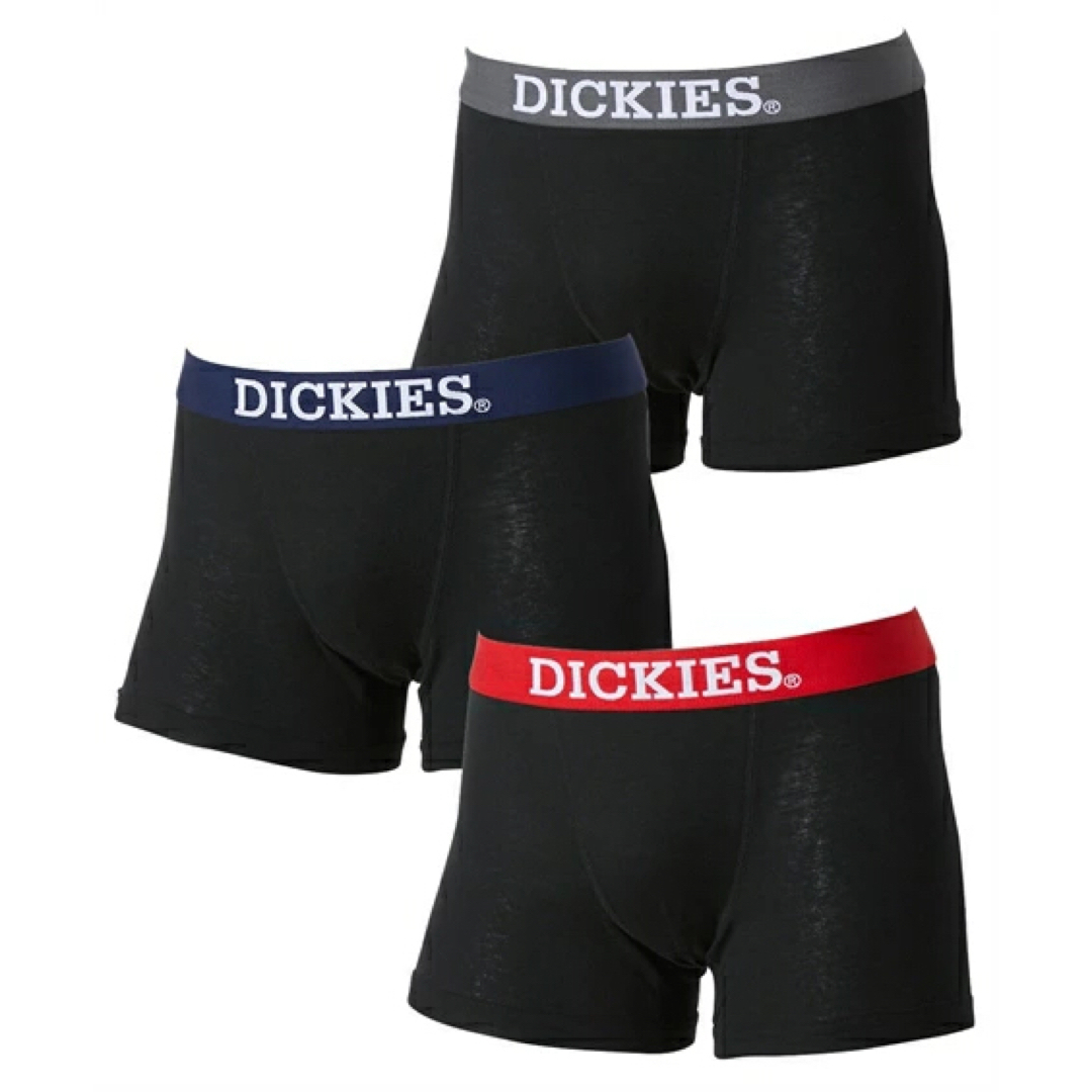 Dickies(ディッキーズ)の【新品】Dickies“ニットボクサーブリーフ”Ｌサイズ3枚セット ディッキーズ メンズのアンダーウェア(ボクサーパンツ)の商品写真