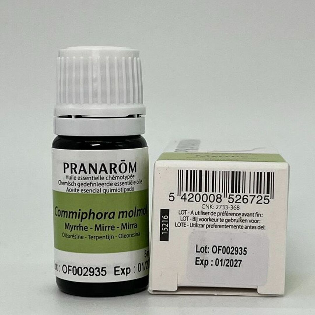 PRANAROM(プラナロム)のプラナロム ミルラ 5ml 精油 没薬 PRANAROM コスメ/美容のリラクゼーション(エッセンシャルオイル（精油）)の商品写真