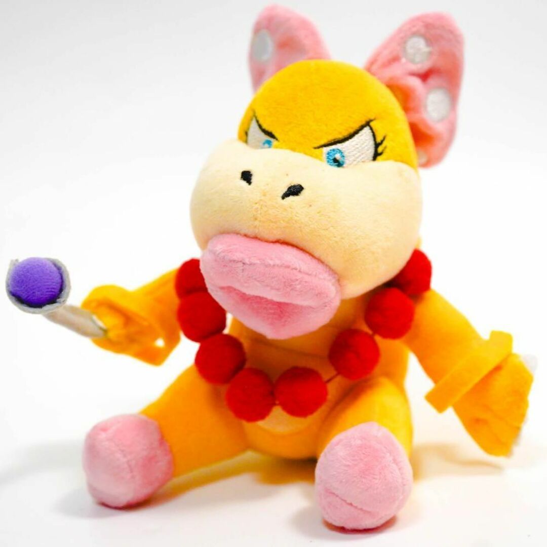 ぬいぐるみ ウェンディ コクッパ スーパーマリオ マリオ座杖20cm