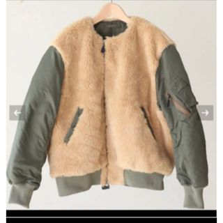 CANAL JEAN - via j 裏フリースボアZIPコートの通販 by ⭐️|キャナル