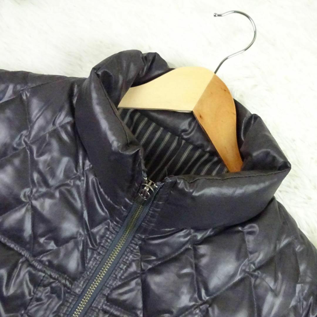 MONSIEUR NICOLE(ムッシュニコル)のムッシュニコル　ダウンジャケット　キルティング　L　チャコールグレー メンズのジャケット/アウター(ダウンジャケット)の商品写真