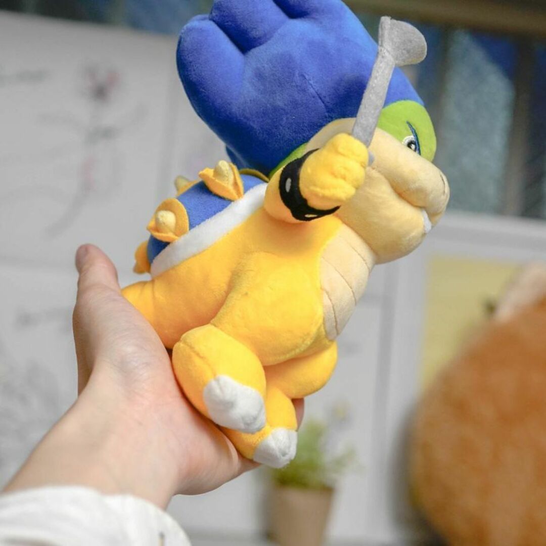 ぬいぐるみ ルドウィッグ マリオ コクッパ 杖 起立24cm【現品 ぬいぐるみ ルドウィッグ マリオ コクッパ 杖 起立24cm【現品