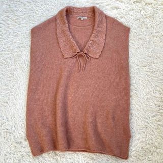 Vlas Blomme - 【極美品】ヴラスブラム　アルパカ&ウール ニット ベスト　チュニック　22AW