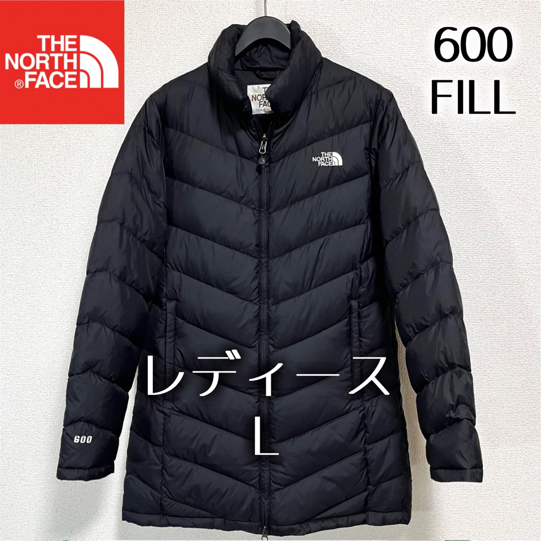 美品人気 THE NORTH FACE ダウンコート ブラック レディースL 黒ダウン