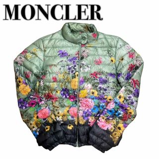 G モンクレール MONCLER 花柄 ダウン ジャケット コート アウター