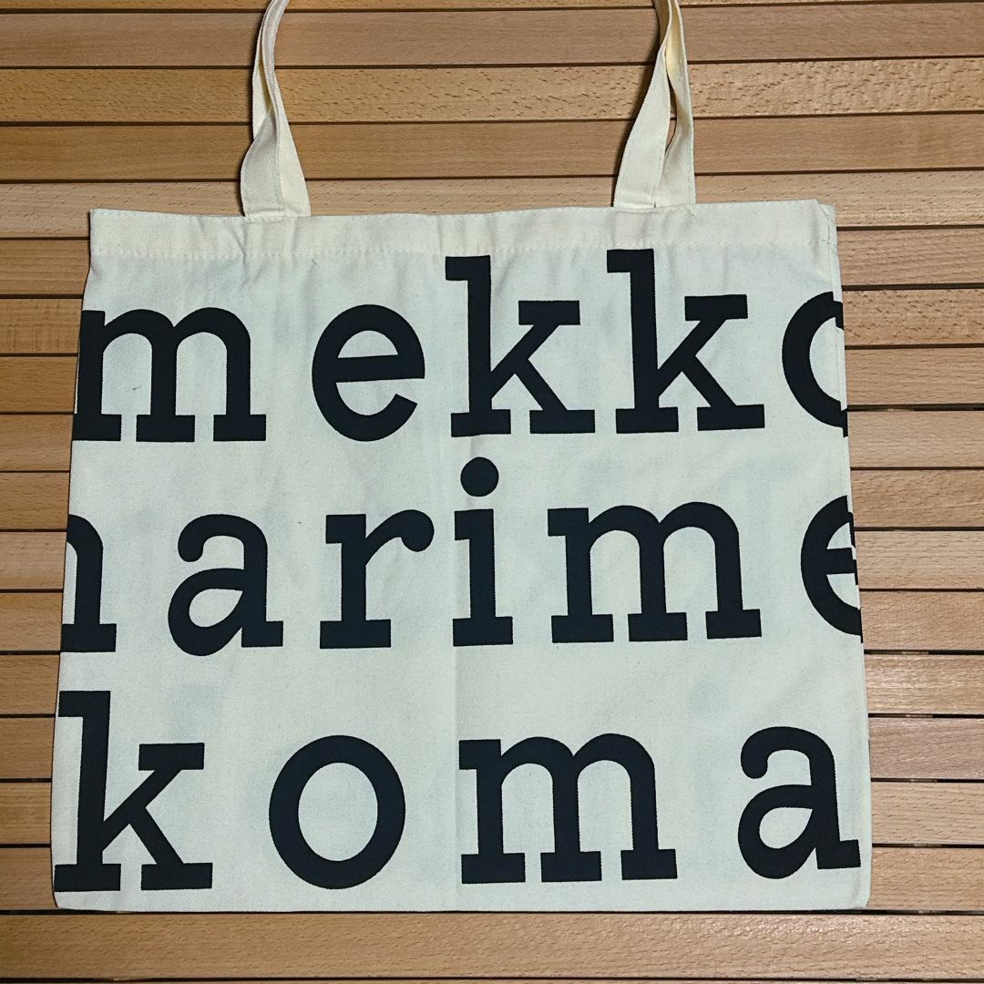 marimekko(マリメッコ)の★希少・黒★ マリメッコ ノベルティ トートバック レディースのバッグ(トートバッグ)の商品写真