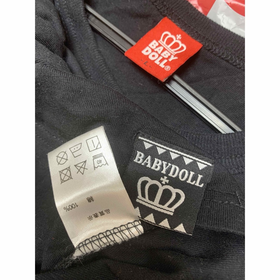BABYDOLL(ベビードール)のベビードール　長袖Tシャツ　ロゴ レディースのトップス(Tシャツ(長袖/七分))の商品写真