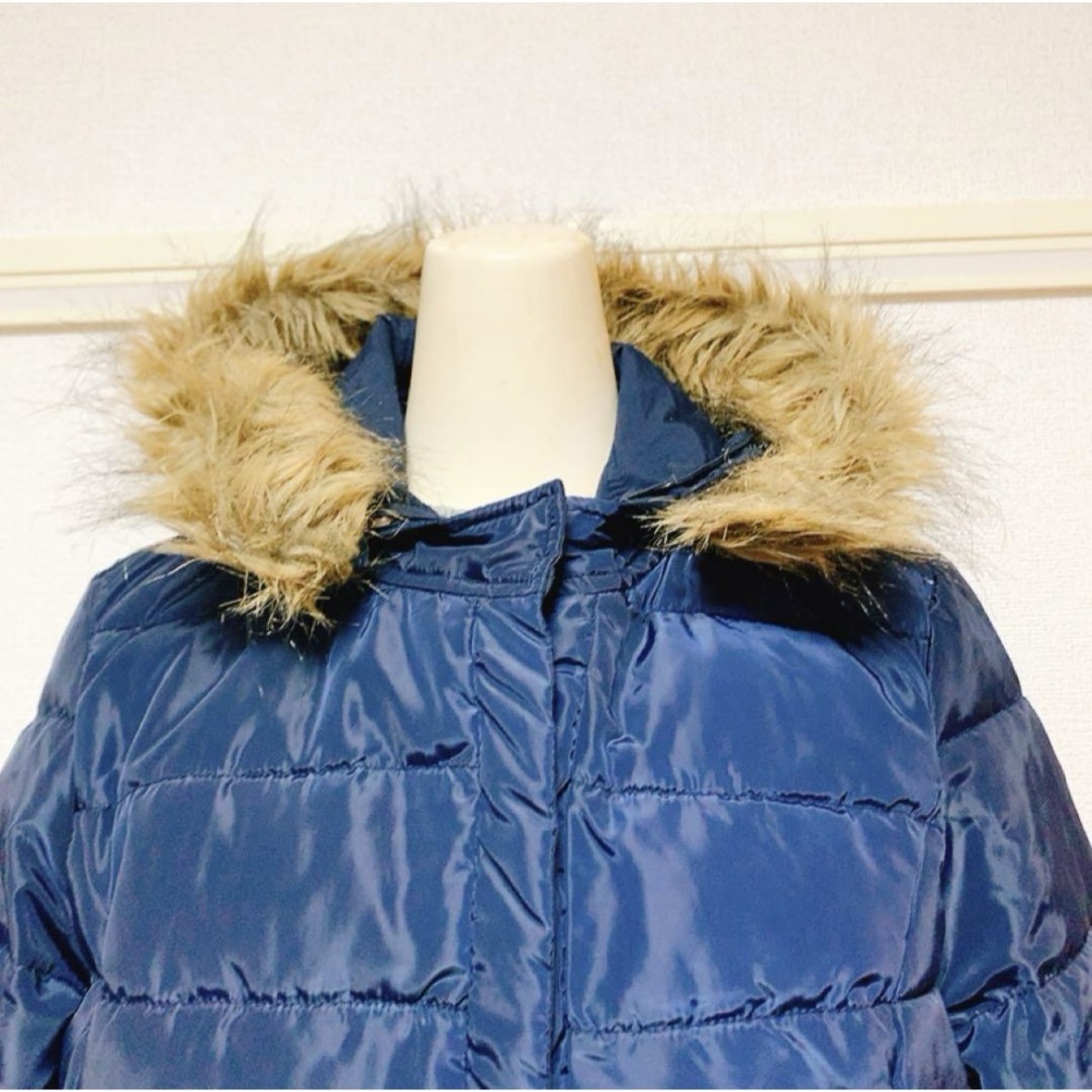 アウター ダウンコート レディース Mサイズ リバーシブル ファー取り外し可 冬 レディースのジャケット/アウター(ダウンジャケット)の商品写真