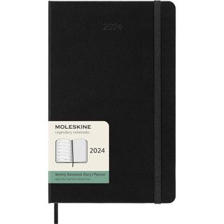 モレスキン(MOLESKINE)の【モレスキン】ウィークリー ハードカバー ラージ 黒【2024】(手帳)