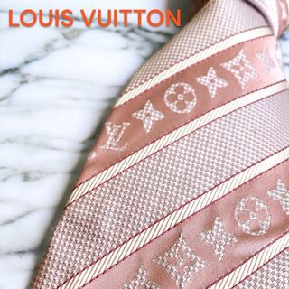 LOUIS VUITTON - 【希少】LOUIS VUITTON シルク ネクタイ モノグラム